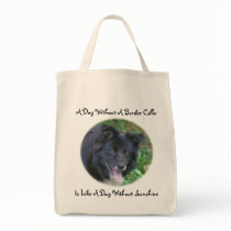 Border Collie Sunshine Dog Lovers Tote Bag