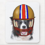 Border Collie Thanksgiving Mousepad~Football