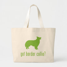 Border Collie Tote Bags