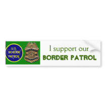 Border Patrol Bumper Sticker