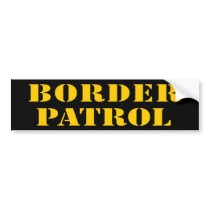 BORDER PATROL  (v180) Bumper Stickers
