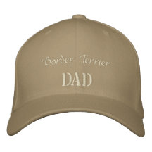 Border Terrier Dad Gifts. Baseball Cap