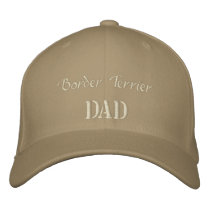 Border Terrier Dad Gifts. Baseball Cap