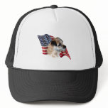 Border Terrier Flag Hats