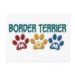 BORDER TERRIER MOM Paw Print 1