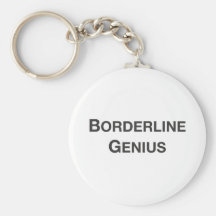 borderline genius.ai keychains