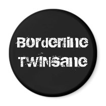 Borderline TWINsane Fridge Magnets