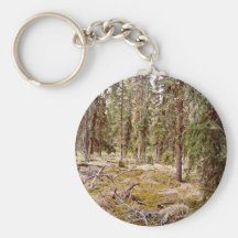 Boreal Forest floor Keychain