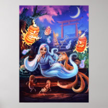 Bored Little Ghost Print