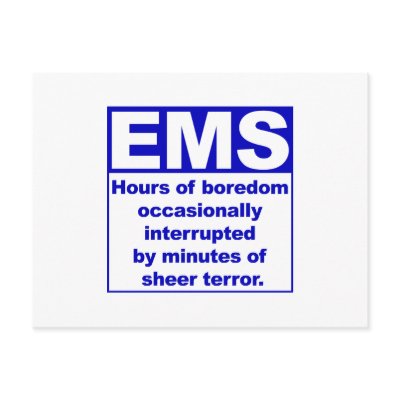 Boredom/Terror Postcard by captainbob