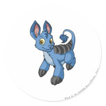 Bori Blue Stickers