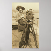 Bori with Tripod and Camera Poster