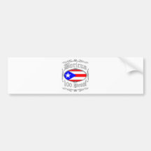 Boricua 100 Proof2 Bumper Stickers