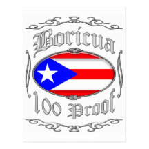 Boricua 100 Proof2 Post Cards