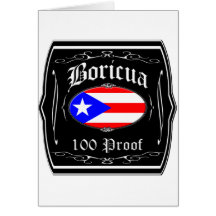 Boricua 100 Proof Cards