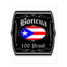 Boricua 100 Proof Postcards