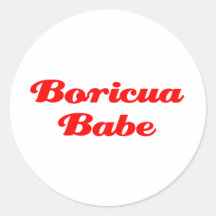 Boricua Babe Stickers