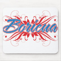 Boricua Floral Mouse Mats