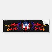 Boricua Sun Bumper Sticker