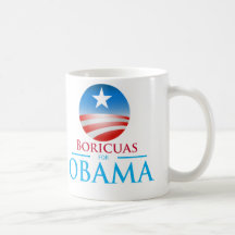 Boricuas for Obama Mugs