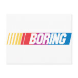Boring Postcard