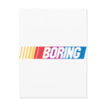 Boring Post Card