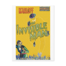 Boris Karloff as The Invisible Man Postcards