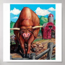 Boris the Bull Posters