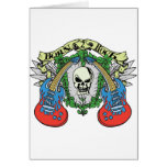 Born 2 Rock Skull Greeting Cards