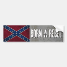 Born A Rebel Bumper Sticker