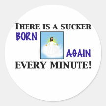 Born Again! Sticker