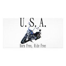 Born Free, Ride Free Photo Cards