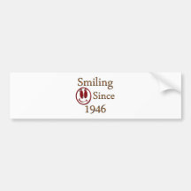 Born in 1946 bumper stickers