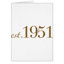 Born in 1951 (60th Birthday) Cards