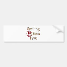 Born in 1970 bumper stickers