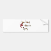 Born in 1979 bumper stickers