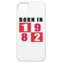 Born In 1982 Birthday Designs iPhone 5 Cases