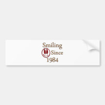 Born in 1984 bumper stickers