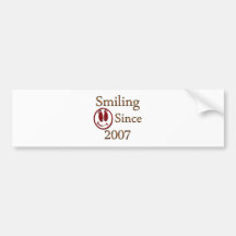 Born in 2007 bumper sticker