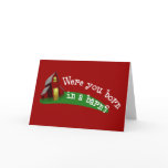 Born in a Barn Quote Greeting Card