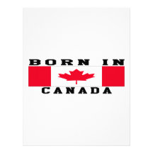Born In Canada Letterhead Design
