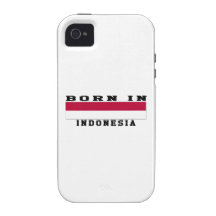 Born In Indonesia iPhone 4/4S Case