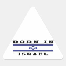 Born In Israel Stickers