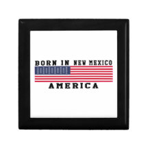 Born In New Mexico Trinket Box