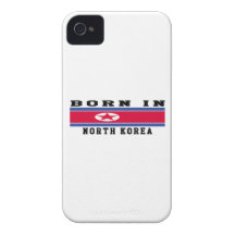 Born In North Korea iPhone 4 Case-Mate Cases