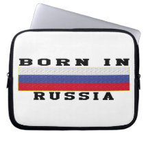 Born In Russia Laptop Sleeve