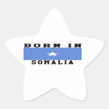 Born In Somalia Stickers