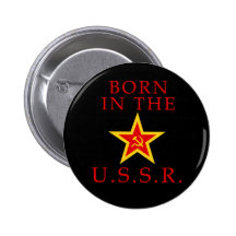 Born In The USSR button