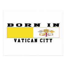 Born In Vatican City Post Card