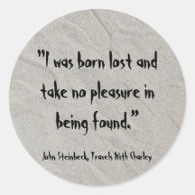 Born Lost - Steinbeck Stickers